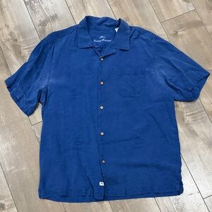 Tommy Bahama Men's Deep Blue Casual Shirt